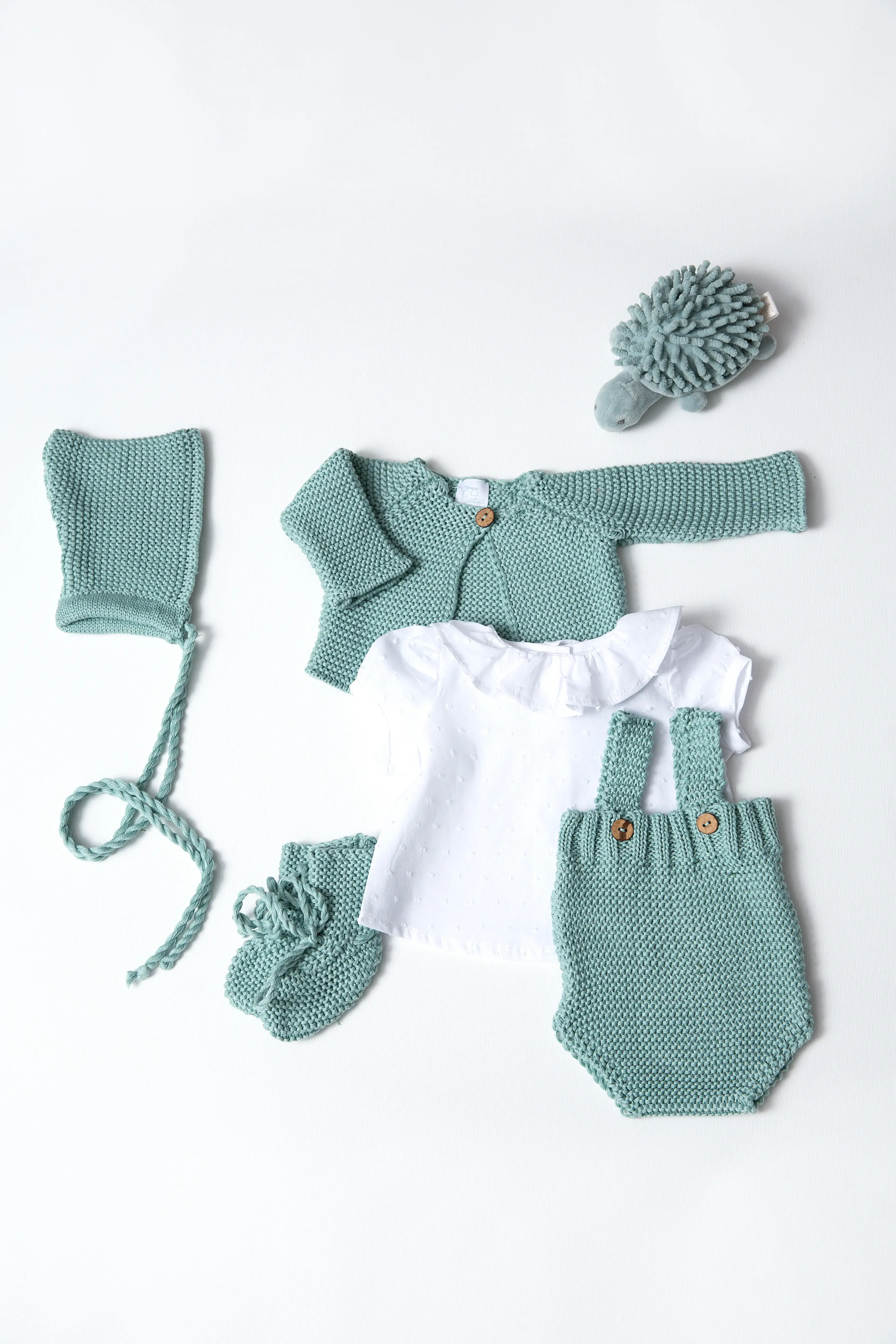 Ropa de punto de algodón para recién nacido, Sweetpea moda infantil