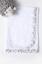 Muselina Animales Azul hecho con Liberty Fabric