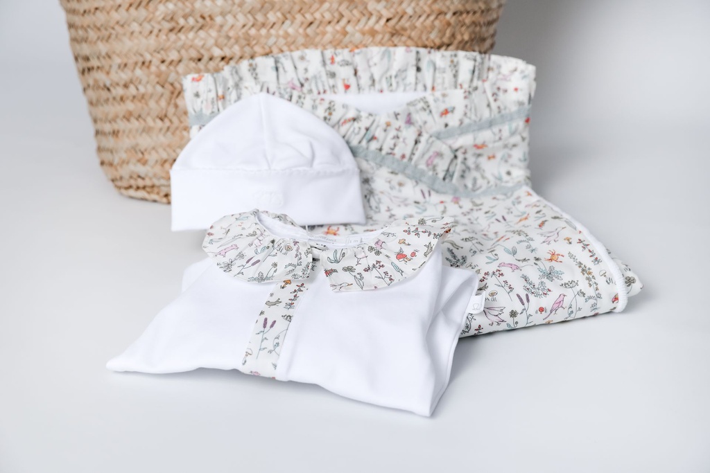 Bienvenido bebé Rosa hecho con Liberty Fabric