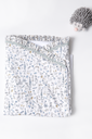 Arrullo Animales Azul hecho con Liberty Fabric